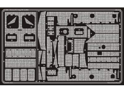  Zimmerit StuG. III waffel 1/35 - Tamiya - blaszki - zdjęcie 1