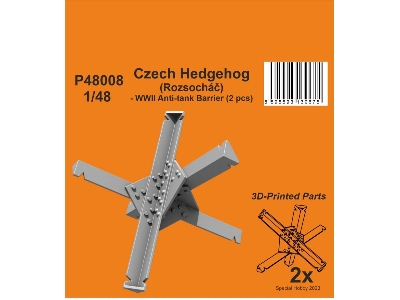 Czech Hedgehog (Rozsochac) - Wwii Anti-tank Barrier (2 Pcs) - zdjęcie 1