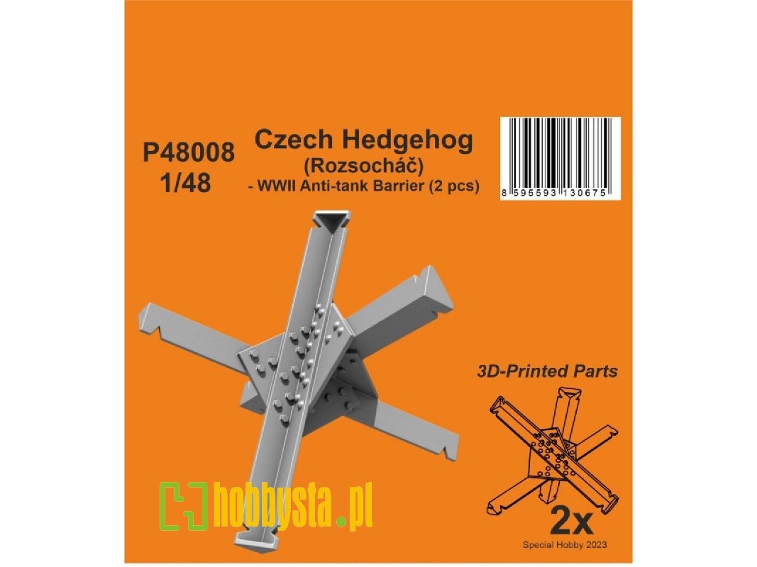 Czech Hedgehog (Rozsochac) - Wwii Anti-tank Barrier (2 Pcs) - zdjęcie 1