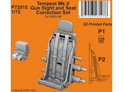 Tempest Mk.V Gun Sight And Seat Correction Set (For Airfix Kit) - zdjęcie 1