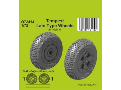 Tempest Late Type Wheels (For Airfix Kit) - zdjęcie 1