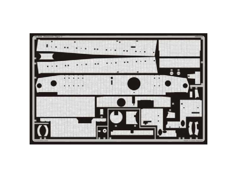  Zimmerit Tiger I 1/35 - Afv Club - blaszki - zdjęcie 1