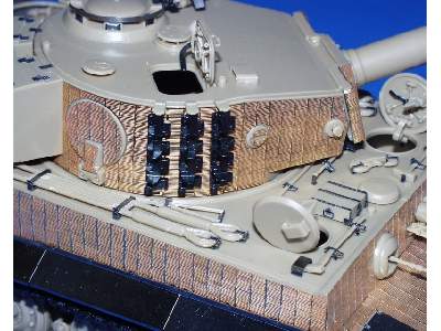  Zimmerit Tiger I late 1/35 - Tamiya - blaszki - zdjęcie 3