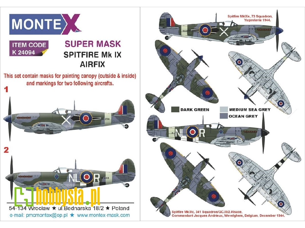 Spitfire Mk Ix Airfix - zdjęcie 1 Spitfire Mk Ix Airfix - zdjęcie 1