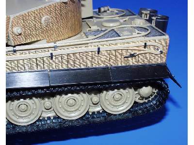  Zimmerit Tiger I late 1/35 - Tamiya - blaszki - zdjęcie 7