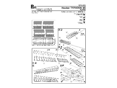 Hawker Typhoon Ib Flaps (For Airfix 02041) - zdjęcie 4