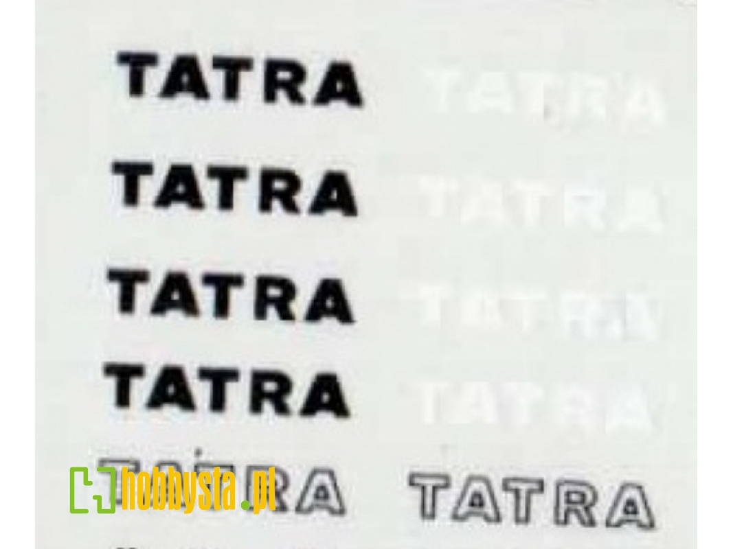 T-815 Tatra Logo Decals - zdjęcie 1 T-815 Tatra Logo Decals - zdjęcie 1