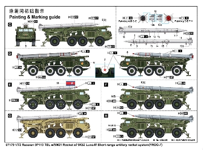Russian 9p113 Tel W/9m21 Rocket Of 9k52 Luna-m Short-range Artil - zdjęcie 5