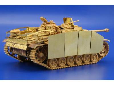  Schurzen StuG. III Ausf. G Late 1/48 - Tamiya - blaszki - zdjęcie 2