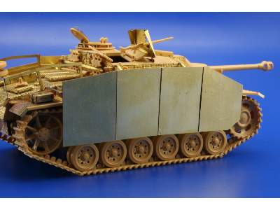  Schurzen StuG. III Ausf. G Late 1/48 - Tamiya - blaszki - zdjęcie 3