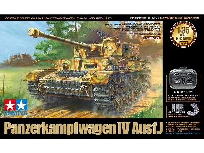 R/c German Tank Panzerkampfwagen Iv Ausf.J (W/control Unit - zdjęcie 2
