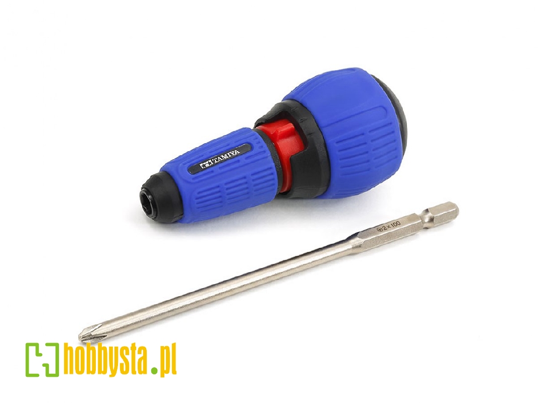 Ratcheting Screwdriver Pro W/(+) Bit/l - zdjęcie 1