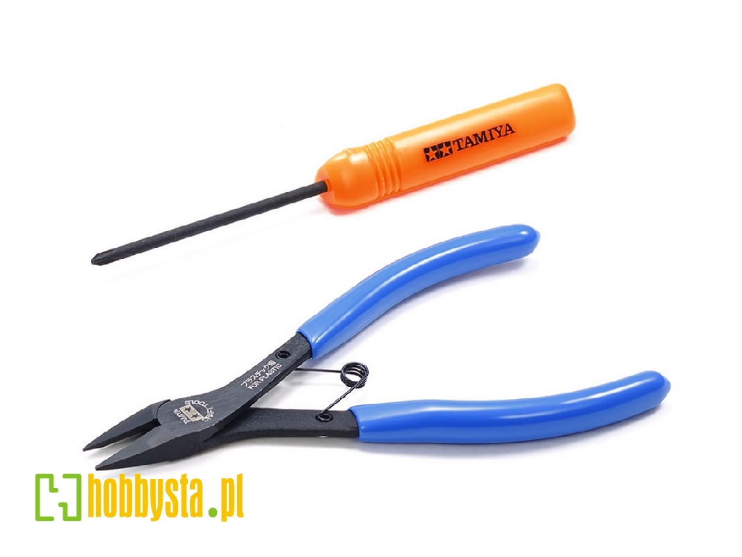 Mini 4wd Tools (Side Cutters, (+) Screwdriver) - zdjęcie 1 Mini 4wd Tools (Side Cutters, (+) Screwdriver) - zdjęcie 1