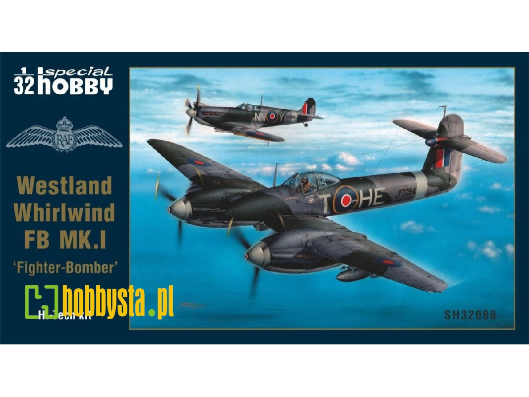 Westland Whirlwind Fb Mk.I 'fighter-bomber' Hi-tech Kit - zdjęcie 1 Westland Whirlwind Fb Mk.I 'fighter-bomber' Hi-tech Kit - zdjęcie 1