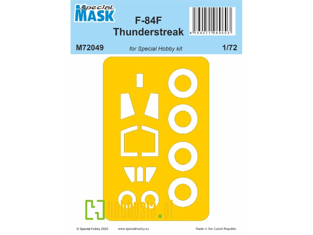 F-84f Thunderstreak Mask (For Special Hobby) - zdjęcie 1 F-84f Thunderstreak Mask (For Special Hobby) - zdjęcie 1