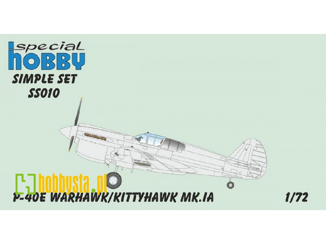 P-40e/Kittyhawk Mk.Ia - Simple Set - zdjęcie 1 P-40e/Kittyhawk Mk.Ia - Simple Set - zdjęcie 1