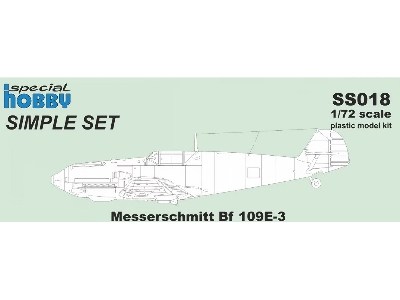 Messerschmitt Bf 109 E-3 - Simple Set - zdjęcie 1