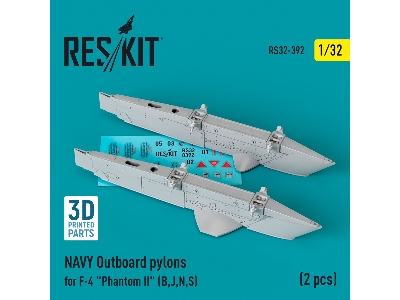 Navy Outboard Pylons For F-4 'phantom Ii' (B, J, N, S) (2 Pcs) - zdjęcie 1