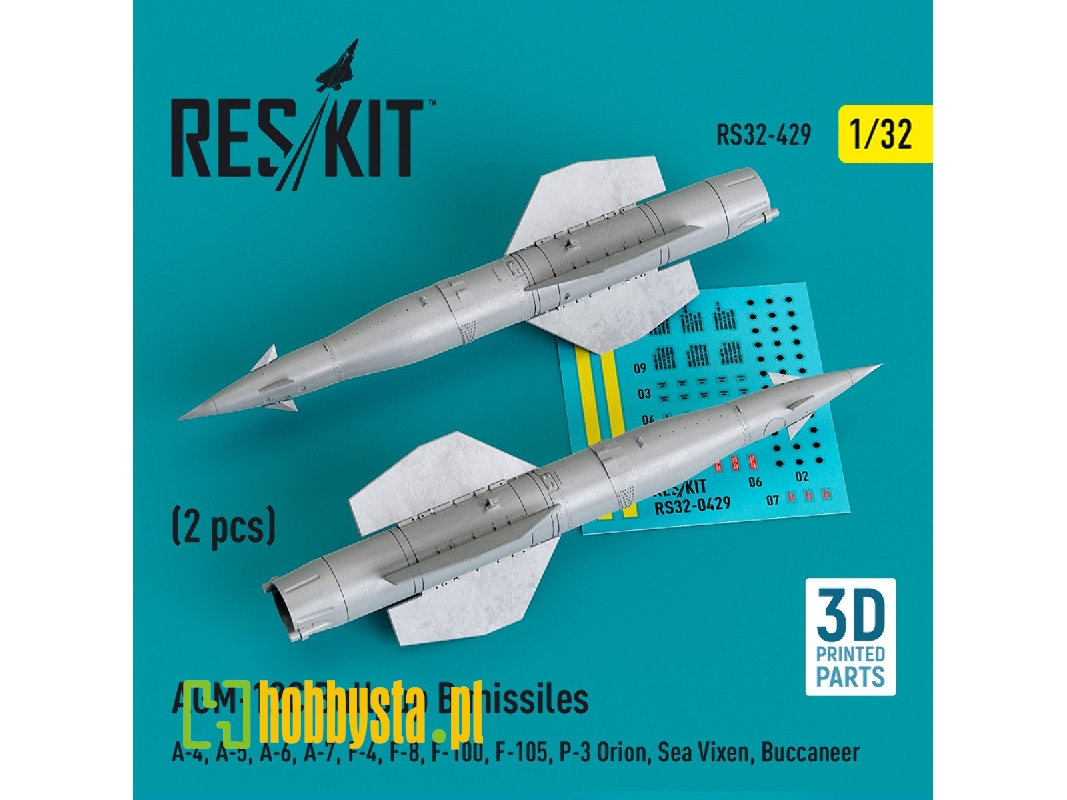 Agm-12c Bullpup B Missiles (2 Pcs) (A-4, A-5, A-6, A-7, F-4, F-8, F-100, F-105, P-3 Orion, Sea Vixen, Buccaneer) - zdjęcie 1 Agm-12c Bullpup B Missiles (2 Pcs) (A-4, A-5, A-6, A-7, F-4, F-8, F-100, F-105, P-3 Orion, Sea Vixen, Buccaneer) - zdjęcie 1