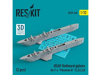 Usaf Outboard Pylons For F-4 'phantom Ii' (C, D, E, G) (2 Pcs) - zdjęcie 1