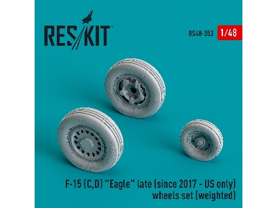 F-15 (C, D) 'eagle' Late (Since 2017 - Us Only) Wheels Set (Weighted) - zdjęcie 1