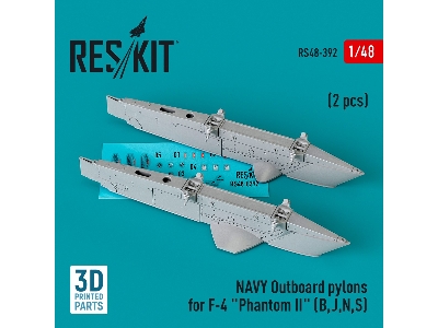 Navy Outboard Pylons For F-4 'phantom Ii' (B, J, N, S) (2 Pcs) - zdjęcie 1