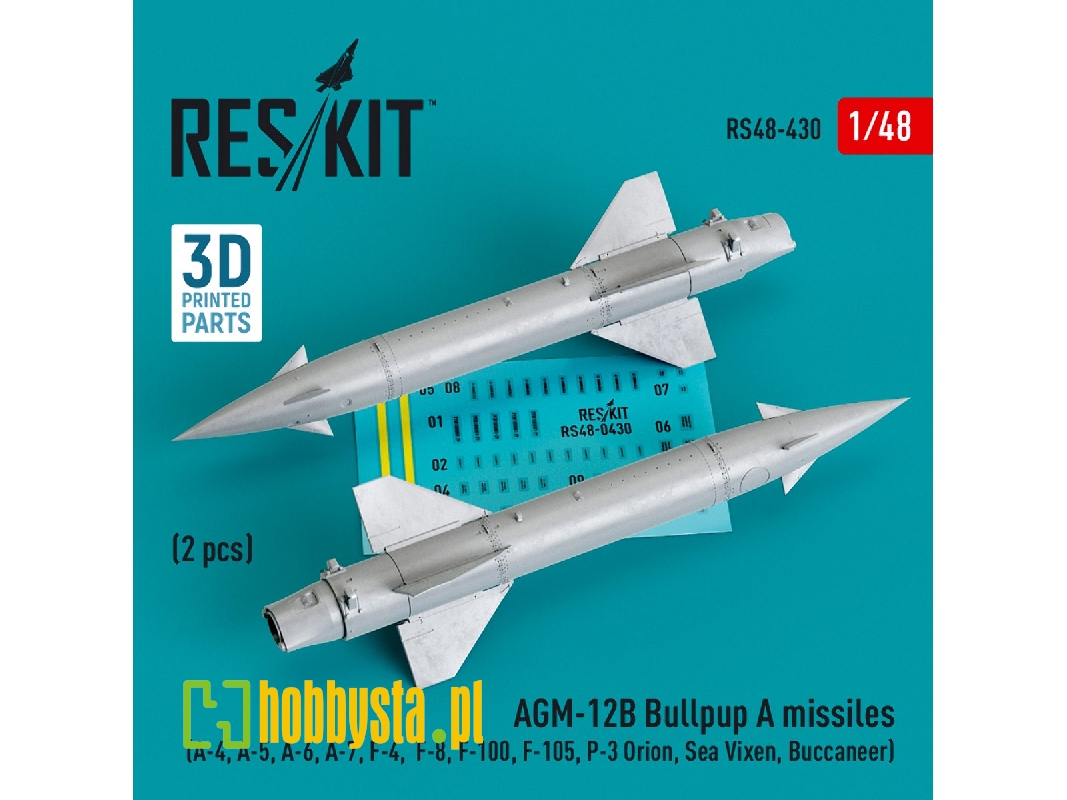Agm-12b Bullpup A Missiles (2 Pcs) (A-4, A-5, A-6, A-7, F-4, F-8, F-100, F-105, P-3 Orion, Sea Vixen, Buccaneer) - zdjęcie 1 Agm-12b Bullpup A Missiles (2 Pcs) (A-4, A-5, A-6, A-7, F-4, F-8, F-100, F-105, P-3 Orion, Sea Vixen, Buccaneer) - zdjęcie 1