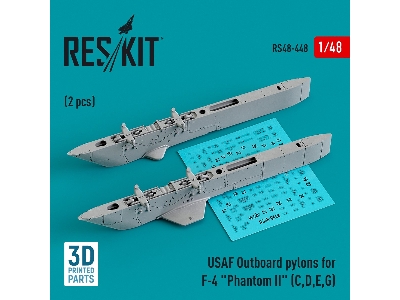 Usaf Outboard Pylons For F-4 'phantom Ii' (C, D, E, G) (2 Pcs) - zdjęcie 1