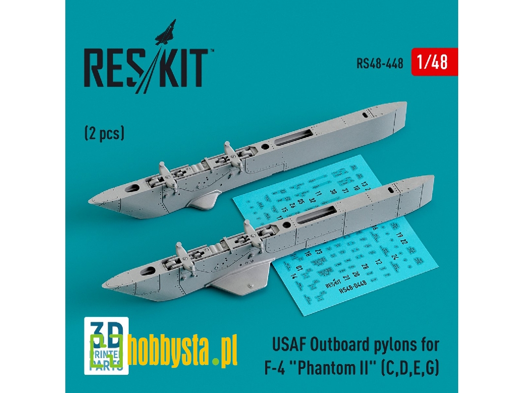 Usaf Outboard Pylons For F-4 'phantom Ii' (C, D, E, G) (2 Pcs) - zdjęcie 1 Usaf Outboard Pylons For F-4 'phantom Ii' (C, D, E, G) (2 Pcs) - zdjęcie 1