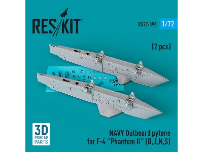 Navy Outboard Pylons For F-4 'phantom Ii' (B, J, N, S) (2 Pcs) - zdjęcie 1