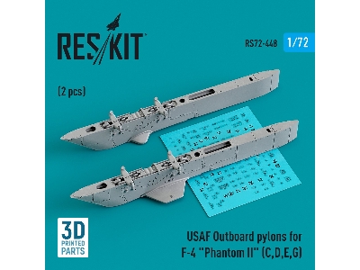 Usaf Outboard Pylons For F-4 'phantom Ii' (C, D, E, G) (2 Pcs) - zdjęcie 1