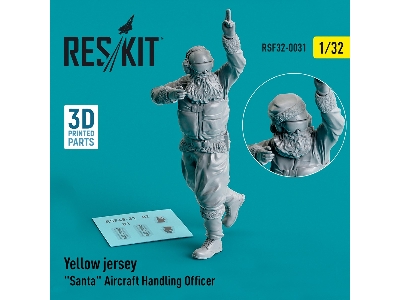 Yellow Jersey 'santa' Aircraft Handling Officer (1 Pcs) - zdjęcie 1