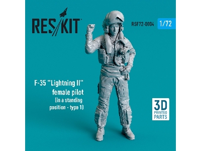 F-35 'lightning Ii' Female Pilot (In A Standing Position - Type 1) - zdjęcie 1