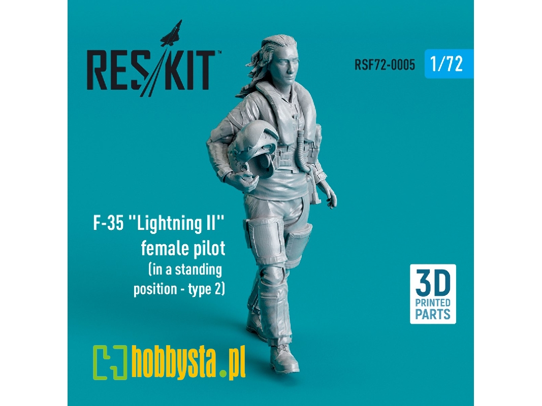 F-35 'lightning Ii' Female Pilot (In A Standing Position - Type 2) - zdjęcie 1 F-35 'lightning Ii' Female Pilot (In A Standing Position - Type 2) - zdjęcie 1
