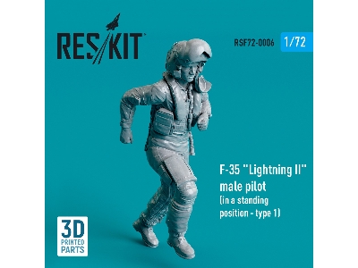 F-35 'lightning Ii' Male Pilot (In A Standing Position - Type 1) - zdjęcie 1