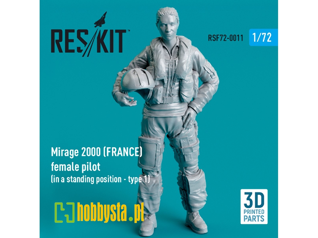 Mirage 2000 (France) Female Pilot (In A Standing Position - Type 1) - zdjęcie 1 Mirage 2000 (France) Female Pilot (In A Standing Position - Type 1) - zdjęcie 1