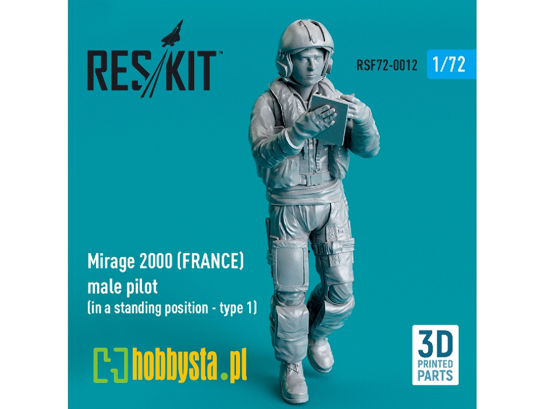 Mirage 2000 (France) Male Pilot (In A Standing Position - Type 1) - zdjęcie 1 Mirage 2000 (France) Male Pilot (In A Standing Position - Type 1) - zdjęcie 1