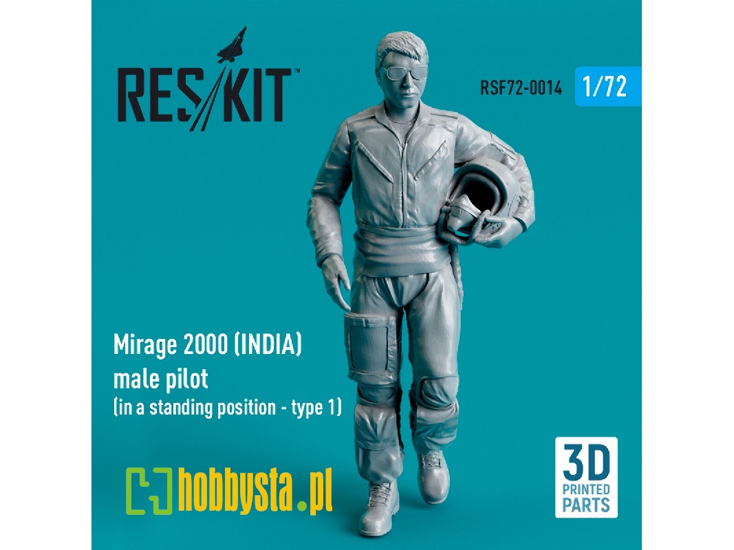 Mirage 2000 (India) Male Pilot (In A Standing Position - Type 1) - zdjęcie 1 Mirage 2000 (India) Male Pilot (In A Standing Position - Type 1) - zdjęcie 1