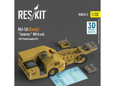 Mj-1a (Early) 'jammer' Lift Truck (3d Printed Model Kit) - zdjęcie 1