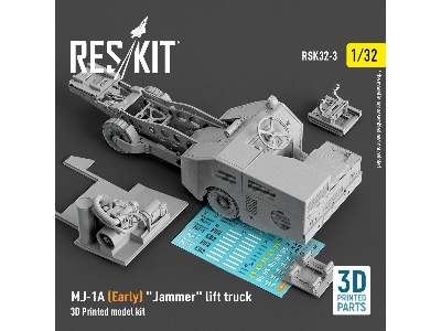 Mj-1a (Early) 'jammer' Lift Truck (3d Printed Model Kit) - zdjęcie 2