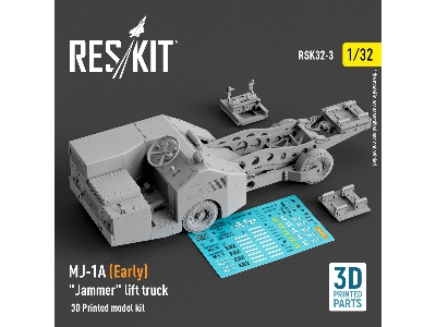 Mj-1a (Early) 'jammer' Lift Truck (3d Printed Model Kit) - zdjęcie 3