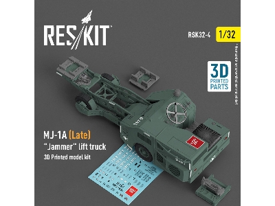 Mj-1a (Late) 'jammer' Lift Truck (3d Printed Model Kit) - zdjęcie 1