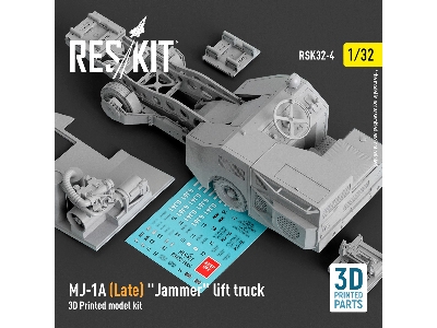 Mj-1a (Late) 'jammer' Lift Truck (3d Printed Model Kit) - zdjęcie 2