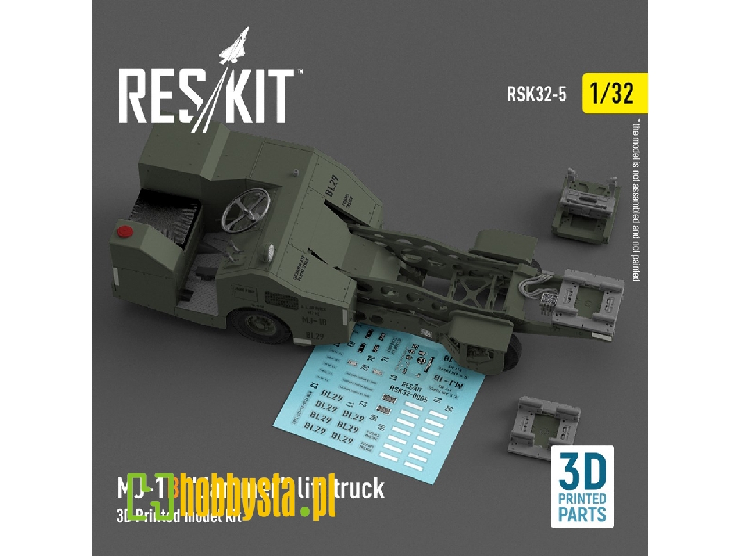 Mj-1b 'jammer' Lift Truck (3d Printed Model Kit) - zdjęcie 1 Mj-1b 'jammer' Lift Truck (3d Printed Model Kit) - zdjęcie 1