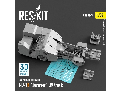 Mj-1b 'jammer' Lift Truck (3d Printed Model Kit) - zdjęcie 3