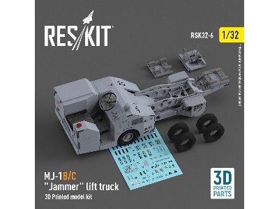 Mj-1b/C 'jammer' Lift Truck (3d Printed Model Kit) - zdjęcie 1