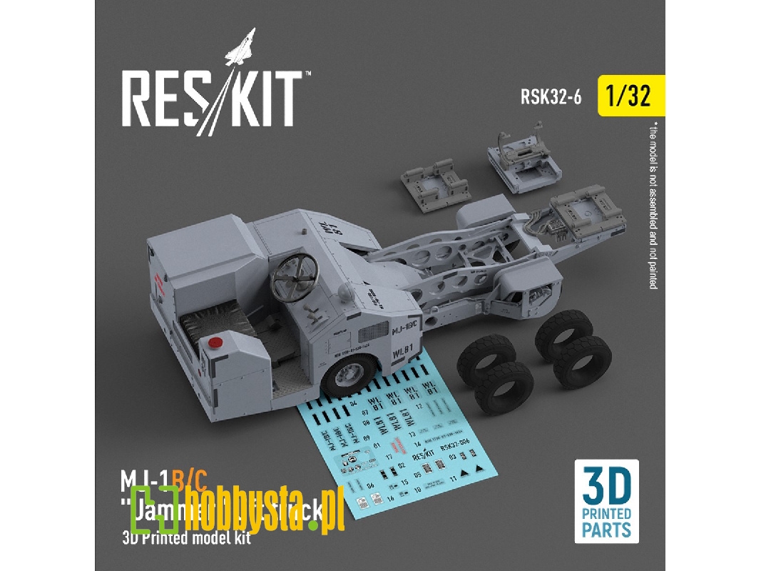 Mj-1b/C 'jammer' Lift Truck (3d Printed Model Kit) - zdjęcie 1