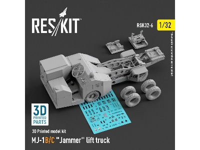 Mj-1b/C 'jammer' Lift Truck (3d Printed Model Kit) - zdjęcie 3