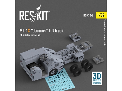 Mj-1c 'jammer' Lift Truck (3d Printed Model Kit) - zdjęcie 1
