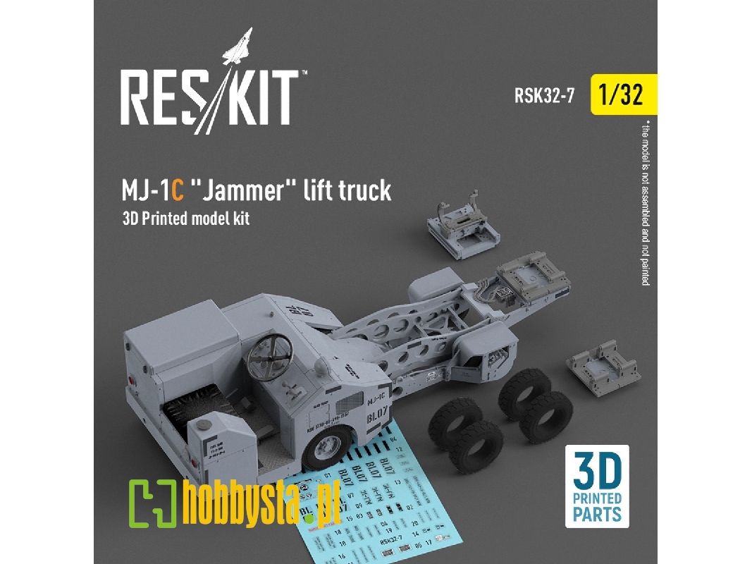 Mj-1c 'jammer' Lift Truck (3d Printed Model Kit) - zdjęcie 1